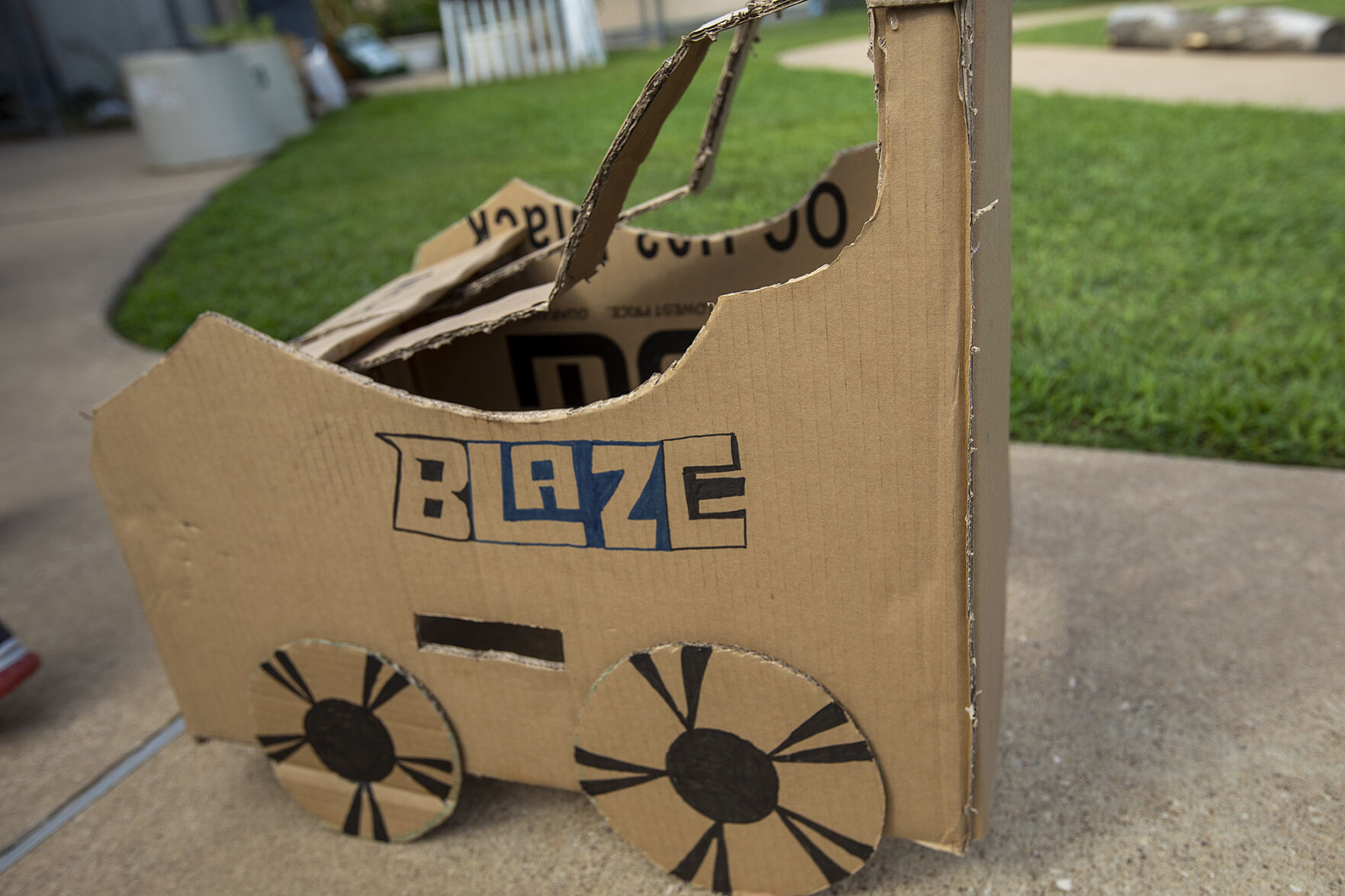 Preschool box car race
